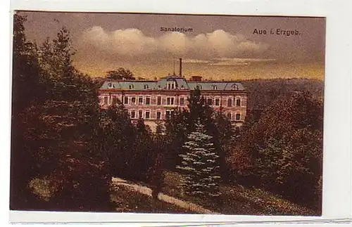 38875 Ak Aue im Erzgebirge Sanatorium 1924