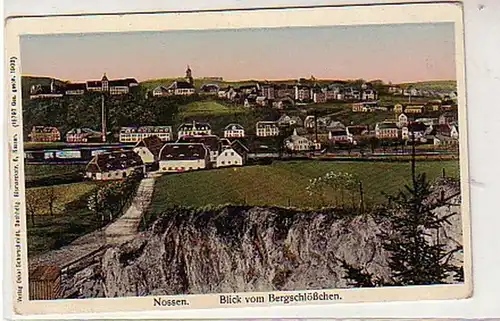 38867 Ak Nossen Blick vom Bergschlößchen um 1910