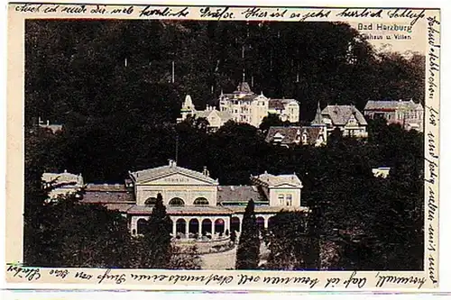 38857 Ak Bad Harzburg Kurhaus und Villen 1915