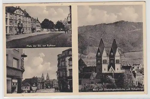 38850 Mehrbild Ak Offenburg (Baden) Lindenplatz usw. 1940