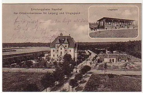 38771 Ak Erholungsheim Naunhof der Ortskrankenhaus 1912