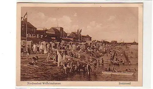 38734 Ak Nordseebad Wilhelmshaven Südstrand 1931