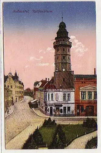 38690 Ak Salzwedel Rathausturm um 1910