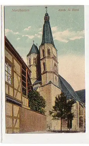 38673 Ak Nordhausen Kirche St. Blasi um 1910