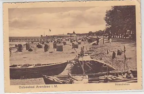 38662 Ak Ostseebad Arendsee in Mecklenburg Strandleben 1931