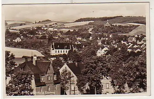 38644 Ak Oelsnitz im Erzgeb. mit Siedlung Eichberg 1935