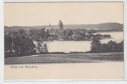 38634 Ak Salutation de Ratzeburg Vue totale vers 1900