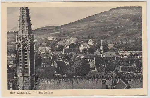38592 Ak Molsheim en Alsace Vue totale vers 1930