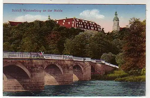 38578 Ak Schloß Wechselburg an der Mulde 1927