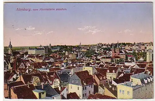 38564 Ak Altenburg vom Nicolaiturm gesehen um 1910
