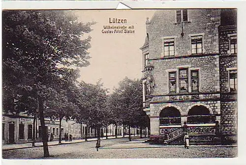 38551 Ak Lutten Wilhemstraße Gustav Adolf Statue vers 1910