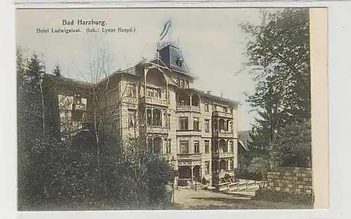 38548 Ak Bad Harzburg Hotel Ludwigslust vers 1910