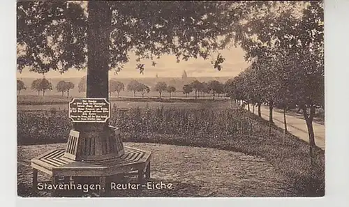 38546 Ak Stavenhagen Reuter Chêne 1918
