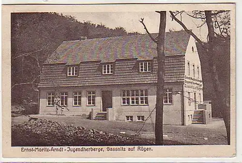 38534 Ak Sassnitz sur Rügen Auberge de Jeunesse 1927