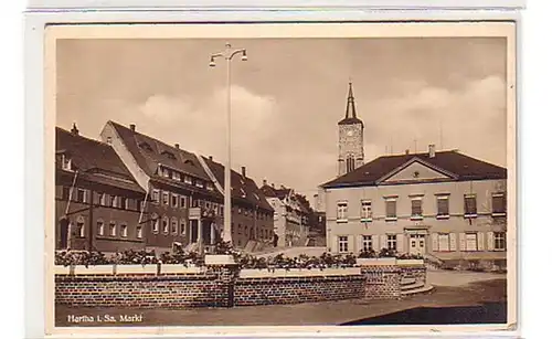 38509 Ak Hartha in Sachsen Markt 1943