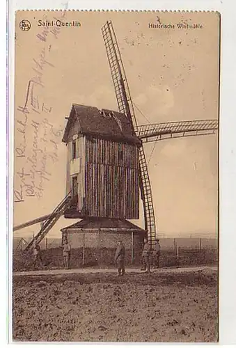 38499 Feldpost Ak Saint Quentin Windmühle 1916
