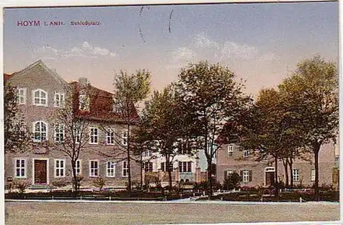 38485 Ak Hoym dans la place du château de Anhalt vers 1930