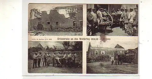 38477 Feldpost Ak Rouves Images de la guerre 1ère Guerre mondiale 1915