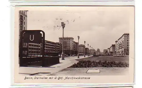 38469 Ak Berlin métro Gare Marchlewskistraße 1957