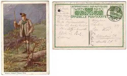38455 Ak I. Internationale Jagd Ausstellung Wien 1910