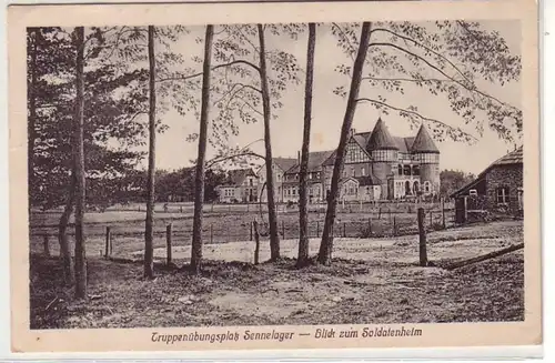 38448 Ak Truppenübungsplatz Sennelager Soldatenheim1918