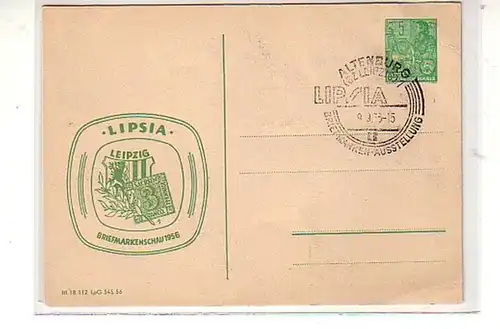 38427 Affaire entière Altenburg LIPSA Birefmarkenschäu 1956