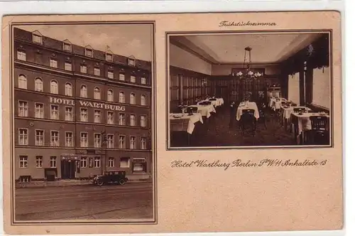 38415 Mehrbild Ak Berlin Hotel Wartburg 1935