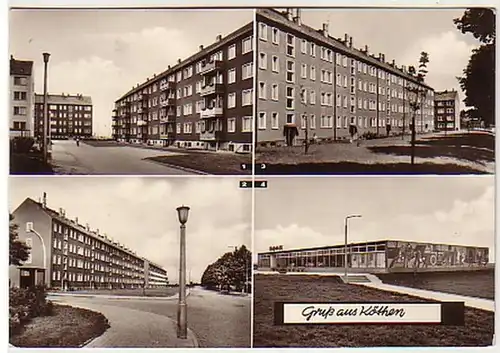 38375 Mehrbild Ak Gruß aus Köthen 1971