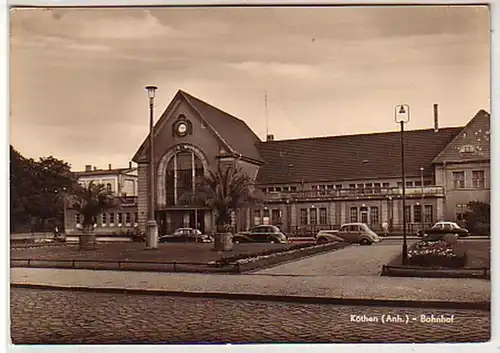 38364 Ak Köthen (Anhalt) Bahnhof 1966