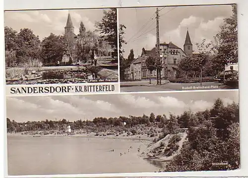 38337 Mehrbild Ak Sandersdorf Kr. Bitterfeld 1967