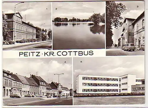 38333 Mehrbild Ak Peitz Kreis Cottbus 1980
