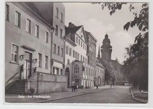 38326 Ak Zeitz Am Friedensplatz um 1980