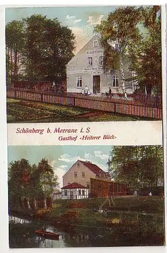 38280 Ak Schönberg b. Meerane Gasthof um 1920