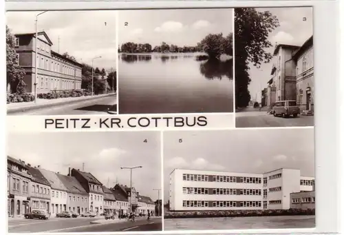 38214 Mehrbild Ak Peitz Kreis Cottbus 1976