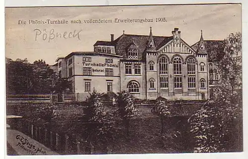 38198 Ak Pößneck Gymnase Phönix Restaurant vers 1910