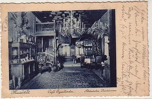 38193 Ak Marienbad Café Egerlanden 1931