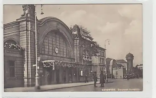 38132 photo Ak Katowice Gare de Katowice 1936