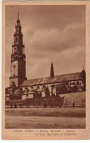 38121 Ak Jasna Gora Basilique et Chapelles 1947