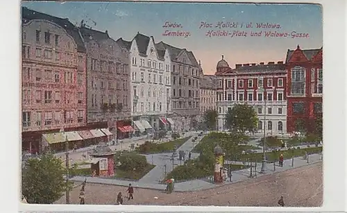 38109 Ak Lemberg Halicki Platz et Walowa Gasse 1924