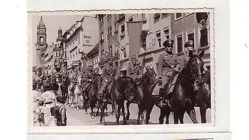 38092 Foto Ak Bautzen Soldaten zu Pferd um 1935