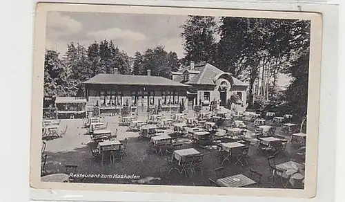 38080 Ak Kassel Wilhelmshöhe Cascade Restaurant vers1940