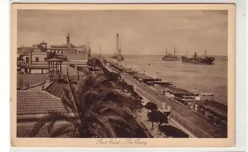 38066 Ak Port Said Egypte Installations portuaires vers 1930