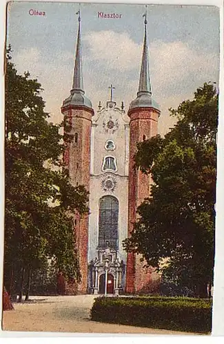 38051 Ak Oliwa à la porte de la Klasztor de Gdansk vers 1920