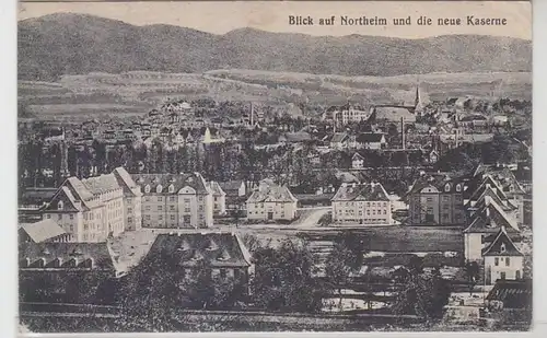 38031 Feldpost Ak vue sur Northeim et la nouvelle caserne 1918