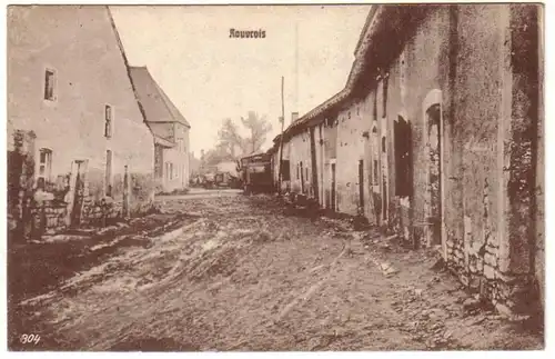 38027 Ak Rouvrois à Verdun Vue de la route 1917