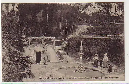 37945 Ak Weissenbrunna. Forêt Grottes 1909