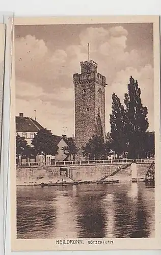 37944 Ak Heilbronn Götzenturm 1914
