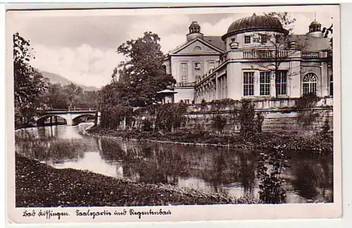 37931 Ak Bad Kissingen Saalepartie und Regentenbau 1941