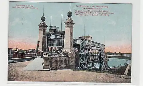 37910 Ak Schiffshebewerk bei Henrichenburg um 1907