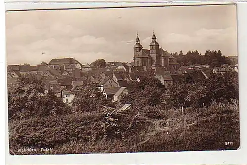 37904 Ak Walldürn Totalansicht mit Kirche 1934